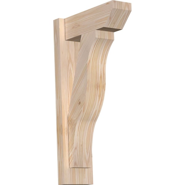 Ekena Millwork Funston Slat Smooth Outlooker, Douglas Fir, 5 1/2"W x 14"D x 26"H OUT06X14X26FST06SDF - main